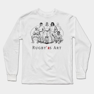 Rugby Player's Evolution by PPereyra Long Sleeve T-Shirt